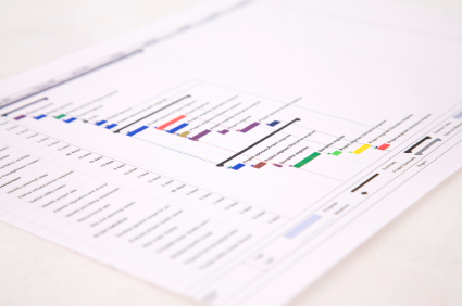 Image of a project schedule 1